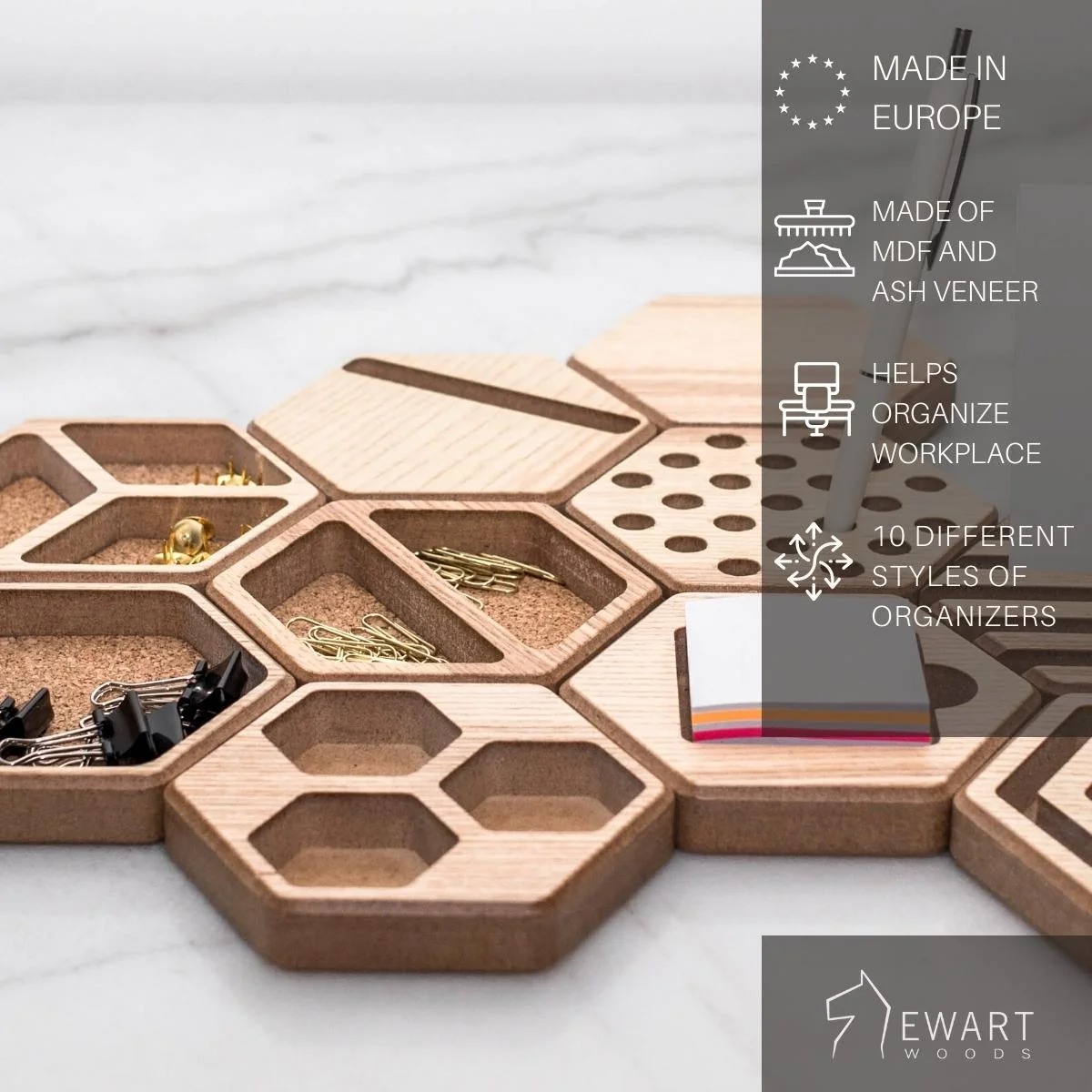 Accessoires de bureau - Organisateurs de bureau (MDF) – Image 4