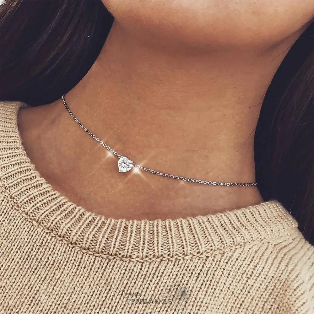 Collier - Coeur Zwarovski – Image 2